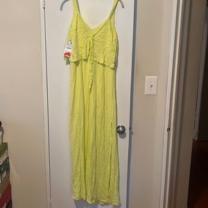 Zara Lime Green Dress - Size Small - Brand New with Tags